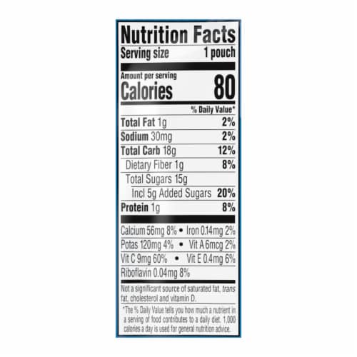 Gerber Peaches & Cream Yogurt Toddler Baby Food, 3.5 Oz Pouches (Pack of 4) Perspective: top