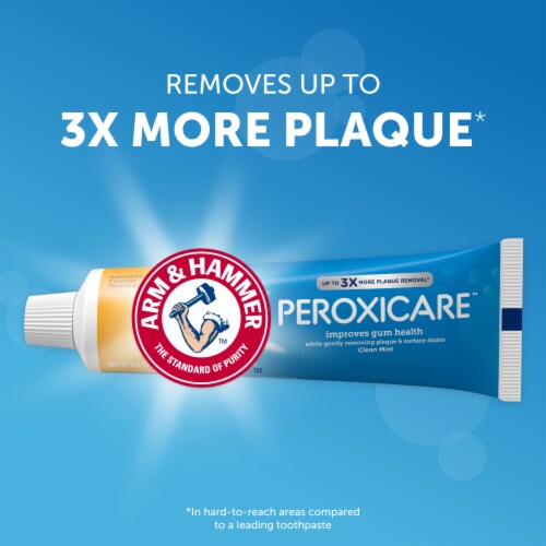 ARM & HAMMER Peroxicare Toothpaste TWIN PACK (Contains Two 6oz Tubes) (Pack of 24) Perspective: top