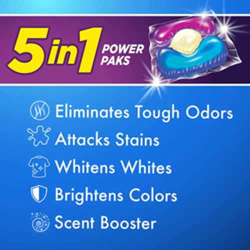 Arm & Hammer Plus OxiClean With Odor Blasters Laundry Detergent (Pack of 24) Perspective: top