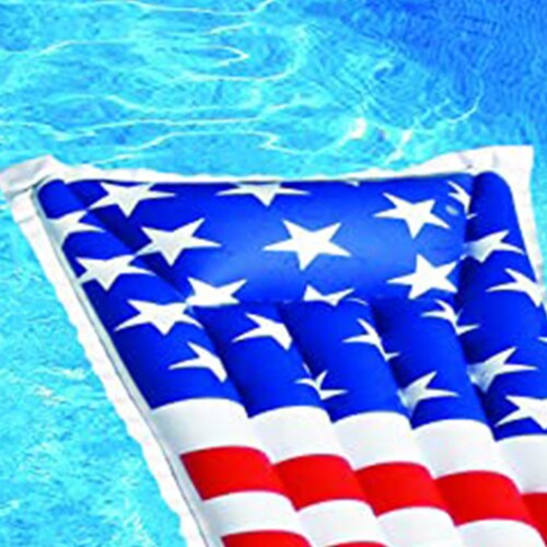 Swimline 72 Inflatable American Flag Swimming Pool Floating Water Raft  Lounger, 1 Piece - City Market