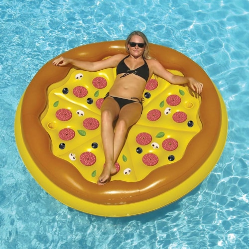 Pizza swimming float deals