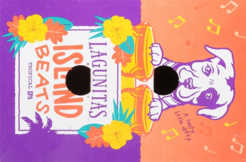 Lagunitas Island Beats Tropical IPA Craft Beer Cans Perspective: top