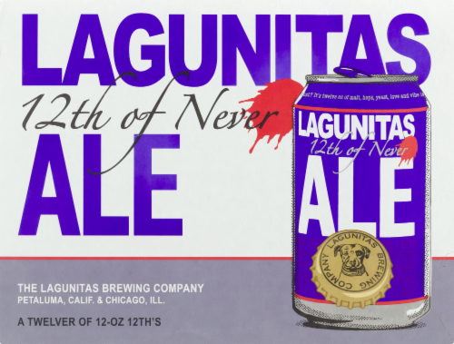 Lagunitas 12th of Never Ale Perspective: top