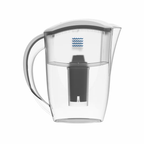 2 Drinkpod  Alkaline Water Pitchers 2.5L Capacity Includes 6 Filters Perspective: top