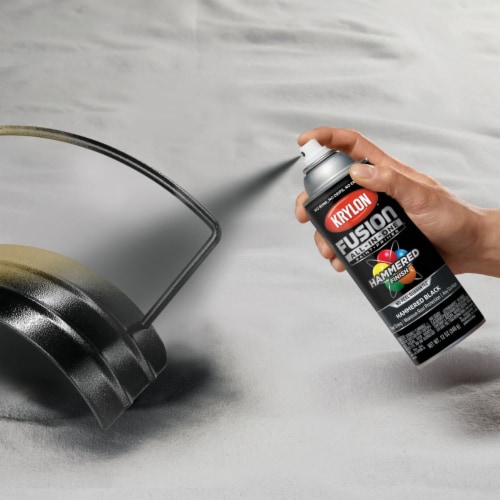 Krylon® Fusion All-In-One Paint and Primer Spray - Hammered Black Perspective: top