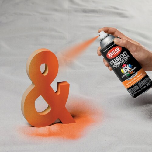 Krylon Fusion AllInOne Gloss Spray Paint & Primer, Popsicle Orange K02718007, 1 Fred Meyer