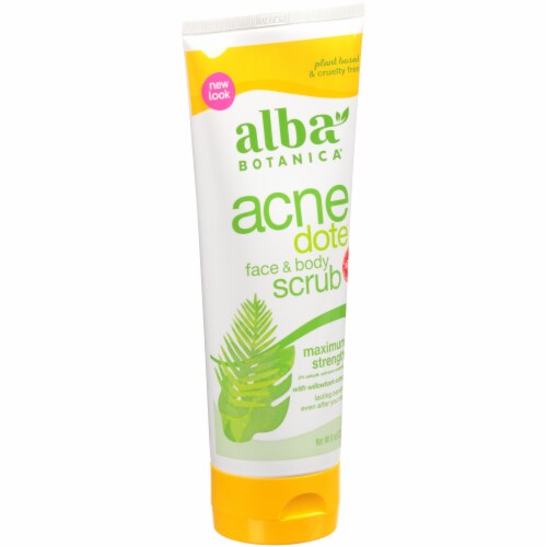 Alba Botanica® Acne dote Face & Body Scrub Perspective: top