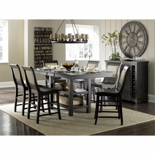 Distressed black chairs best sale