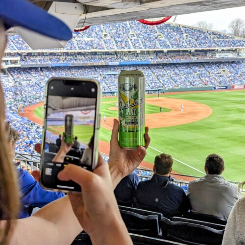 Boulevard Space Camper IPA Craft Beer Single Can Perspective: top