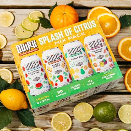 Boulevard Brewing Co. Quirk Splash of Citrus Variety Perspective: top