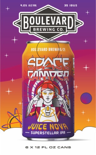 Boulevard Space Camp Juice Nova IPA Craft Beer Perspective: top