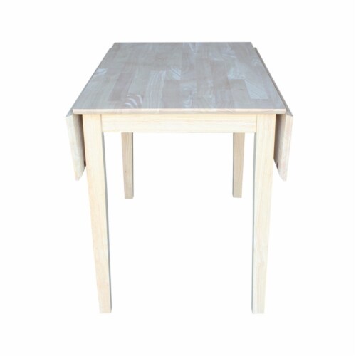 Unfinished solid on sale wood dining table