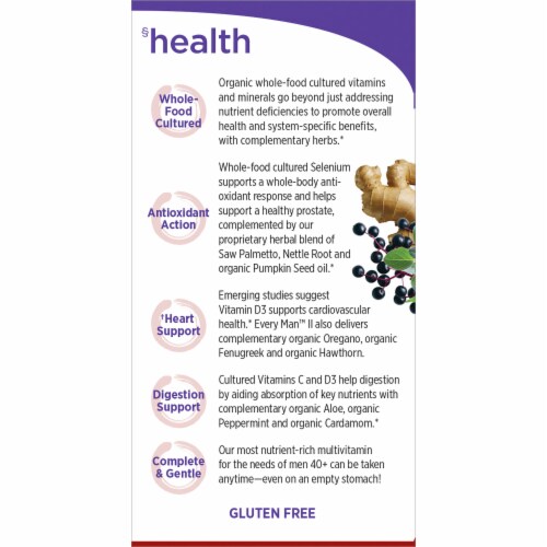 New Chapter  Every Man's® II 40 Plus Multivitamin Perspective: top