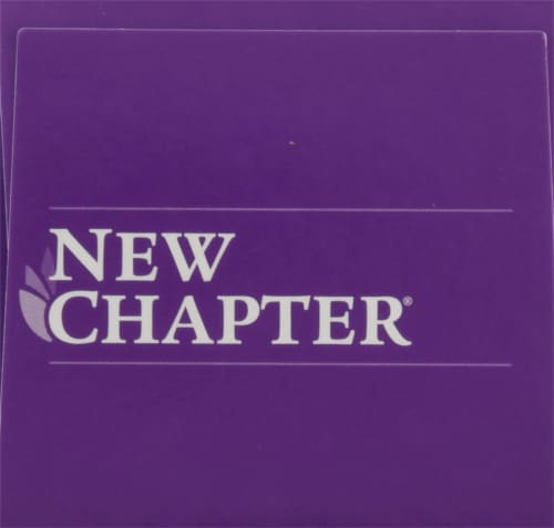 New Chapter Hair Skin & Nails Vegetarian Tablets Perspective: top