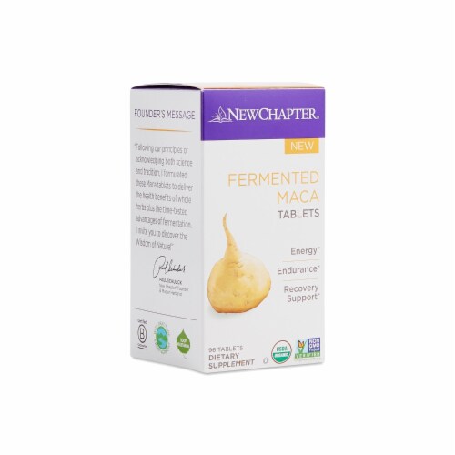 New Chapter  Organic Fermented Maca Tablets Perspective: top