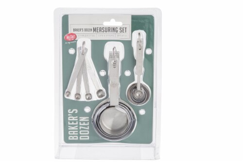 Tablecraft H723 4-Piece Stainless Steel Spice Measuring Spoon Set