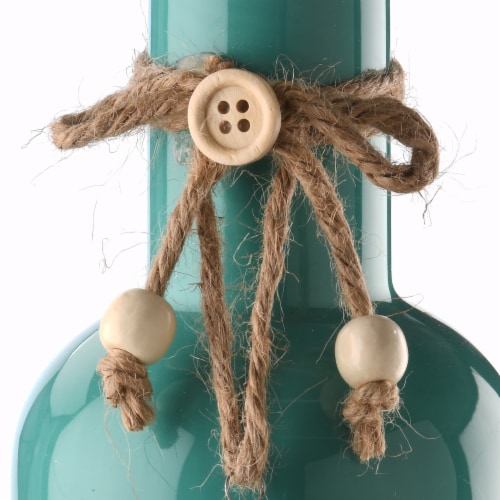 National Tree Company 9 Porcelain Vase with Seahorse Perspective: top