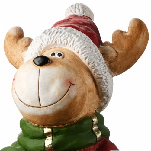 National Tree Company 29 Lighted Reindeer Décor Piece Perspective: top