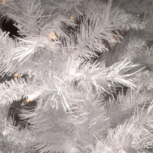 National Tree Company 4.5 ft. Winchester White Pine Tree with Clear Lights Perspective: top