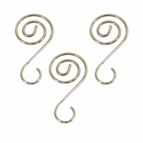 Wrapables Stainless Steel Christmas Tree Ornament Hooks with Beads (Set of  20), 20 Pieces - Kroger