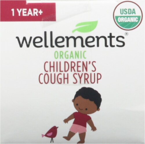 Wellements® Organic Elderberry Children's Cough Syrup Perspective: top