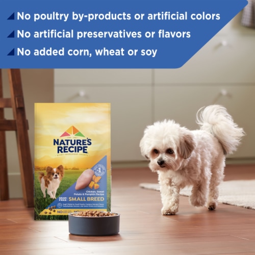Nature's Recipe® Grain Free Small Breed Dry Dog Food Chicken, Sweet Potato & Pumpkin Perspective: top