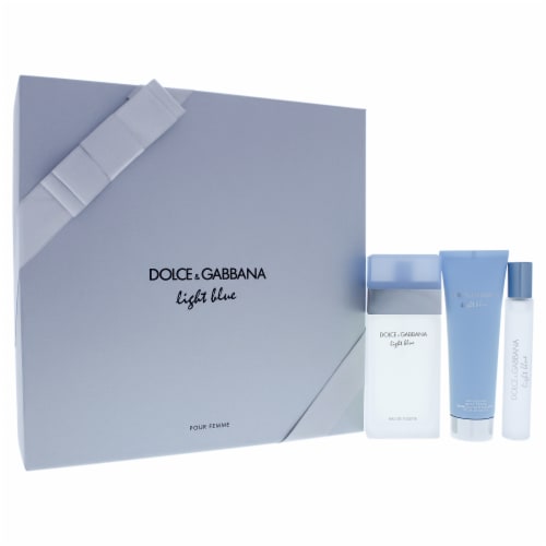 Dolce and gabbana light blue 3 piece gift set new arrivals