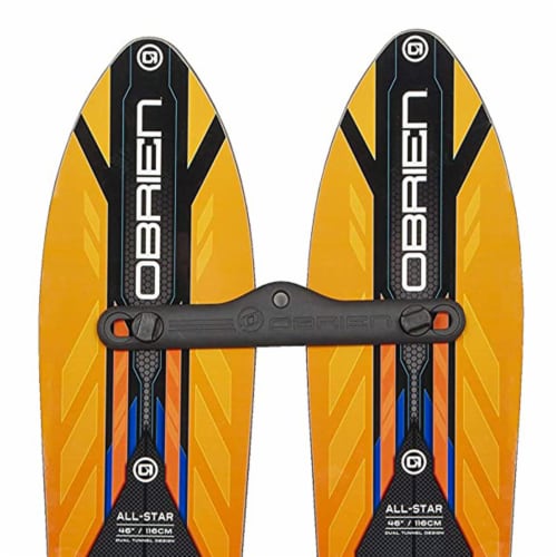 O'Brien Watersports Kids All Star 46 Inch Trainer Performer Combo Water Skis Perspective: top