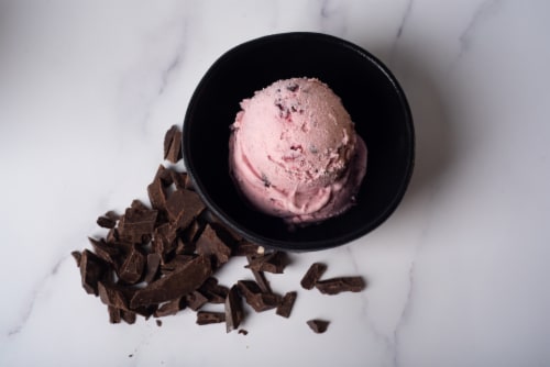 Graeter's® Black Cherry Chocolate Chip Ice Cream Perspective: top