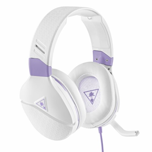 Turtle Beach Recon Spark Gaming Headset - White/Purple Perspective: top