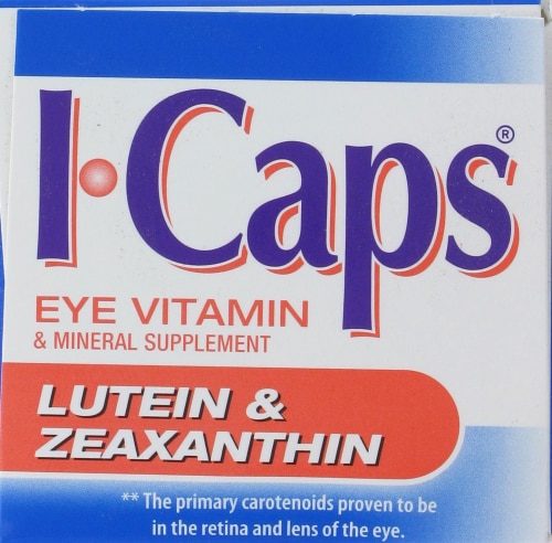 Alcon I-Caps Lutein & Zeaxanthin Supplements Perspective: top