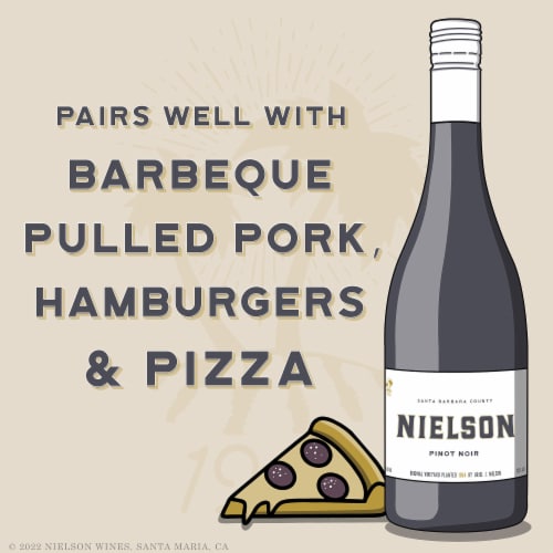 Nielson Santa Barbara County California Pinot Noir Red Wine Perspective: top