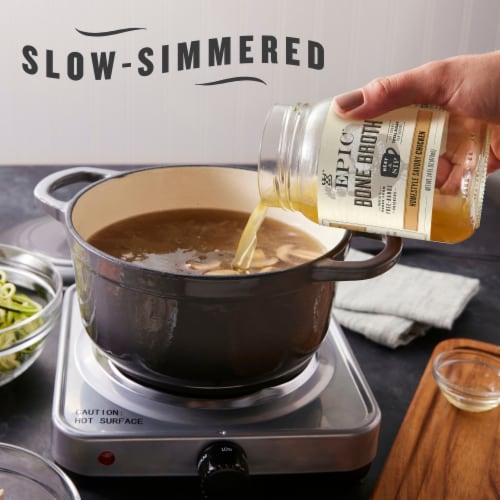 EPIC Homestyle Savory Chicken Bone Broth Perspective: top