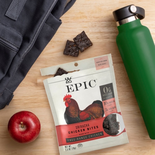 EPIC Sriracha Chicken Keto and Paleo Friendly Bites Perspective: top
