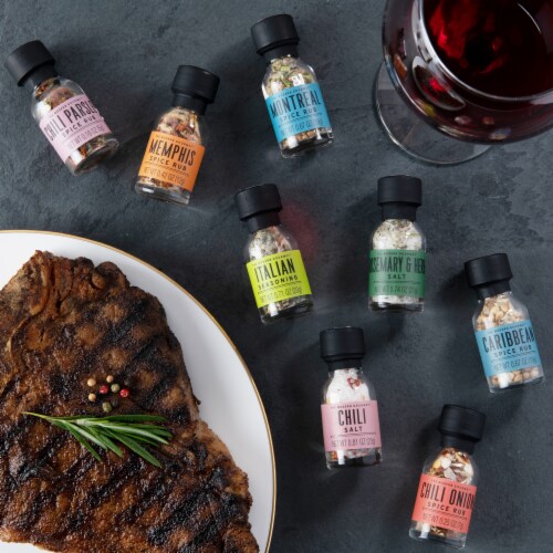 Thoughtfully Gourmet, Steak Seasoning Gift Set, Set of 4 