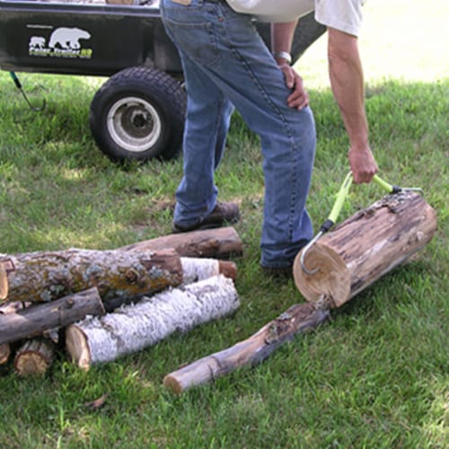 Timber Tuff TMW-33 24 In Timber Claw Comfort Grip Logging Wood Hand Tool, Green Perspective: top