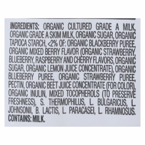 Happy Baby Organic Mixed Berry Yogurt Snack Perspective: top