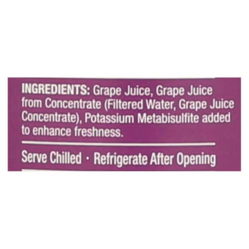 Kedem Beverage Concord Grape Juice Perspective: top