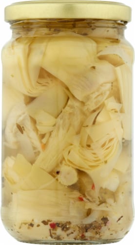 Delallo Artichoke Heart Marinated 12 oz Perspective: top