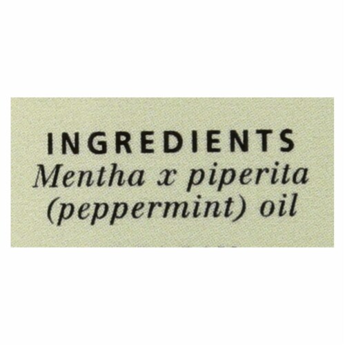 Aura Cacia Essential Oil Peppermint Perspective: top