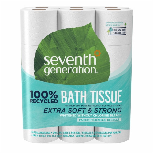 Seventh Generation® 100% Recycled Paper Bathroom Tissue Perspective: top