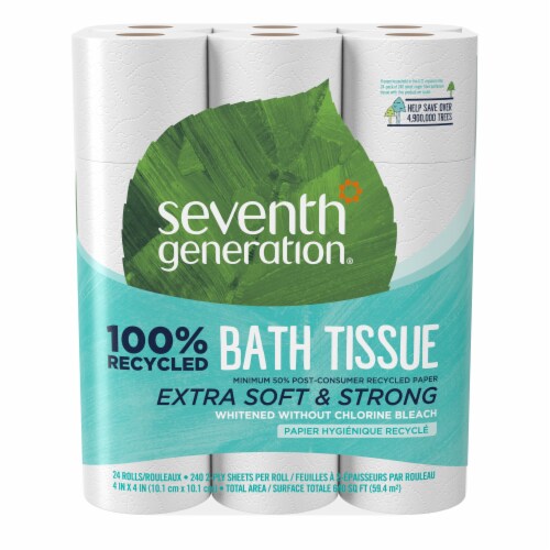 Seventh Generation® 100% Recycled Paper Bathroom Tissue Perspective: top