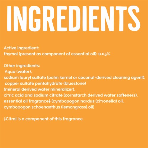 Seventh Generation Lemongrass Citrus Disinfecting Spray Perspective: top