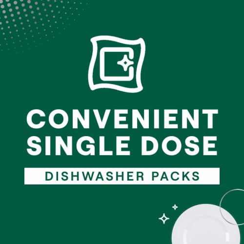 Seventh Generation™ Lemon Scented Dishwasher Detergent Packs Perspective: top