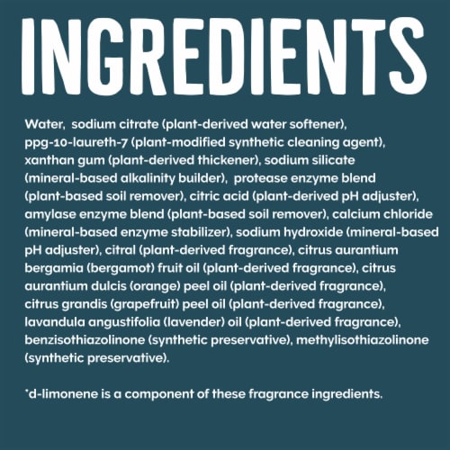 Seventh Generation Power Fresh Citrus Scent Dishwasher Detergent Gel Perspective: top