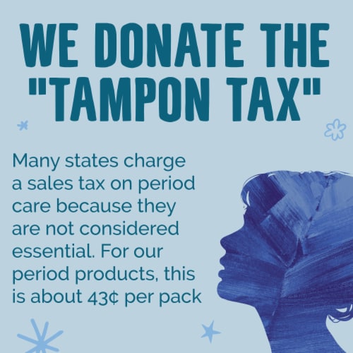Seventh Generation Organic Cotton Regular Absorbency Tampons Non-Applicator Perspective: top