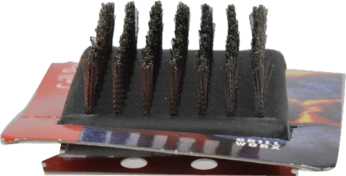 Grill Worx BBQ Short Grill Brush Perspective: top