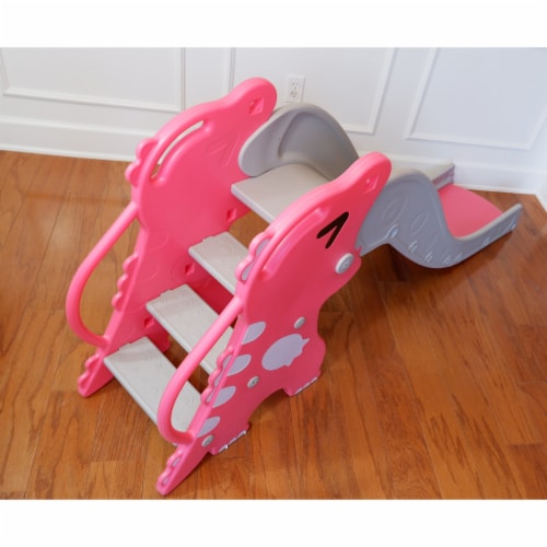 TR LAYNE Indoor or Outdoor Kids Character Slide. Toddler Dino Theme Slide. Perspective: top