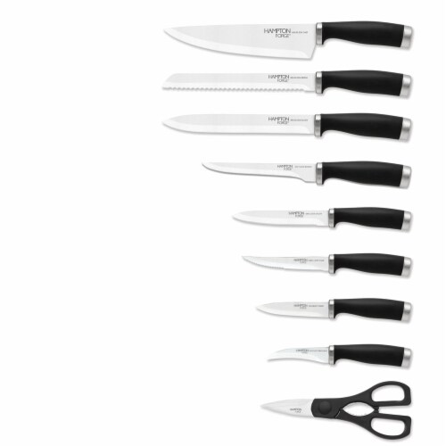 Hampton Forge Epicure Knife Set - Black Perspective: top