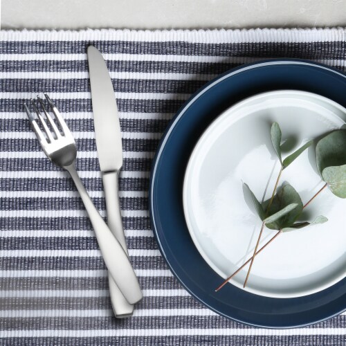 Hampton Forge Gordon Satin Flatware Set - Silver Perspective: top